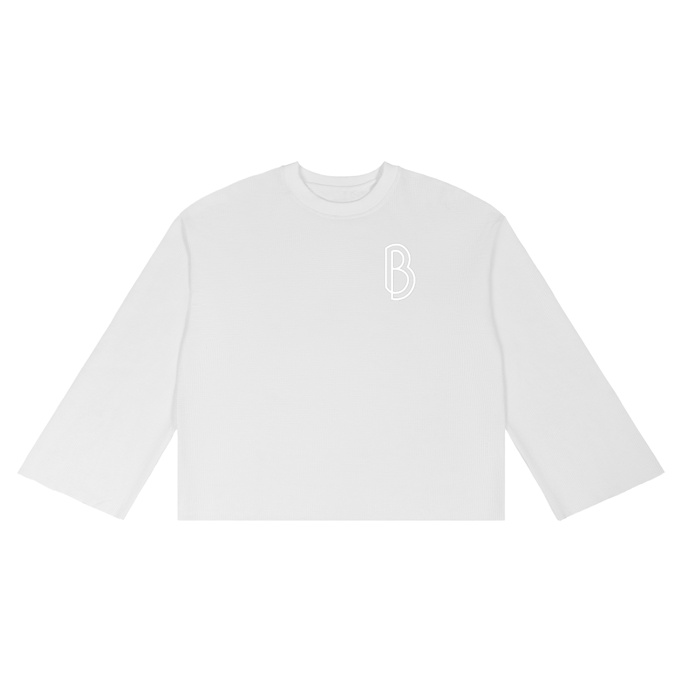 Waffle Raw Edge T-Shirt