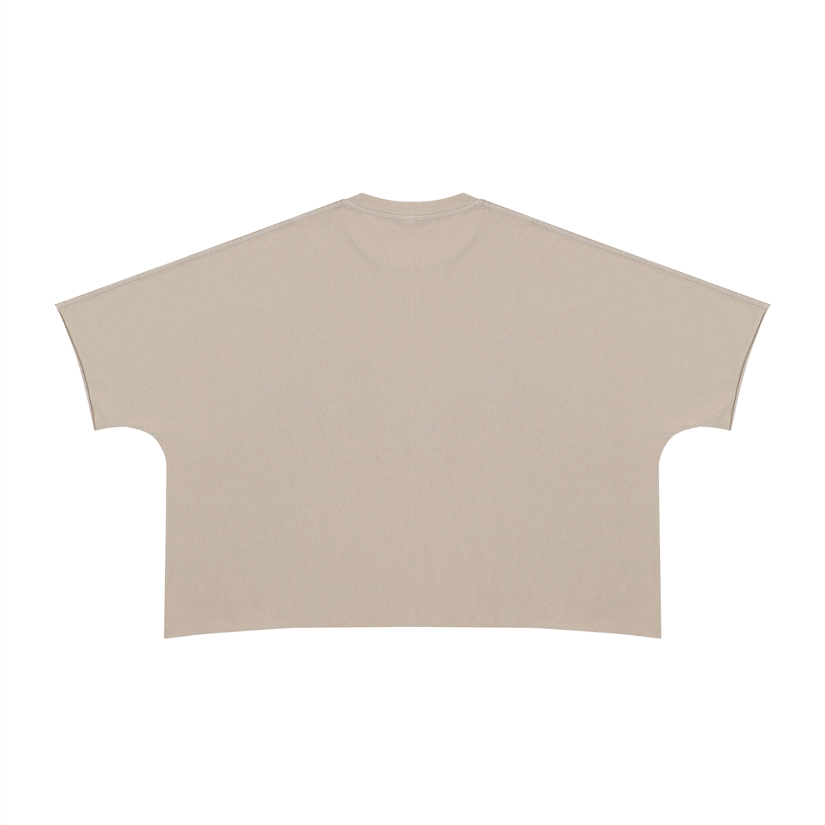 Unisex Heavyweight Boxy Raw Edge T-Shirt