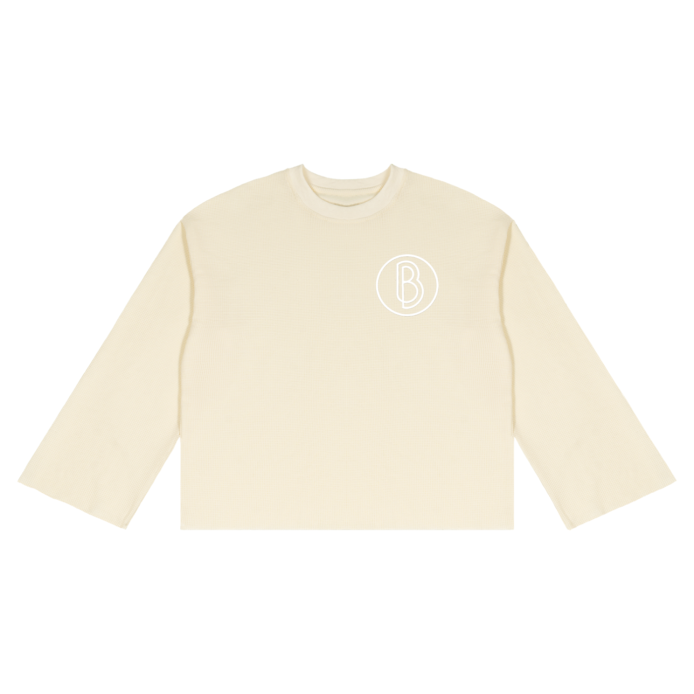 Waffle Raw Edge T-Shirt