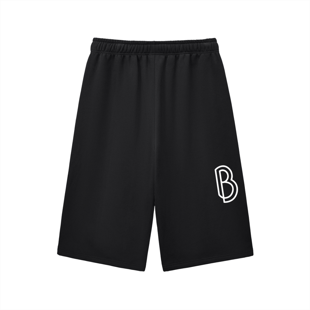 Relaxed Drawstring Three-quarter Sweatpants