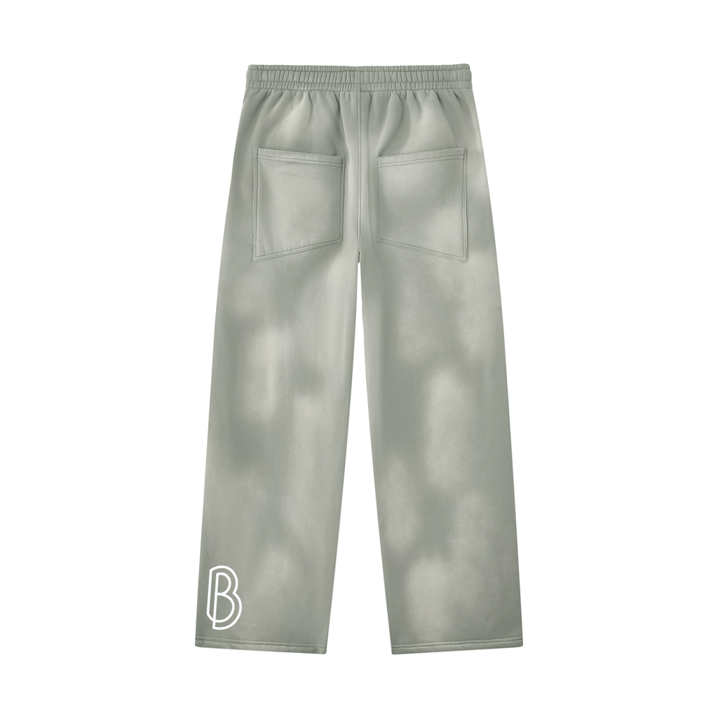 Sunfade Wide Leg Fleece Sweatpants
