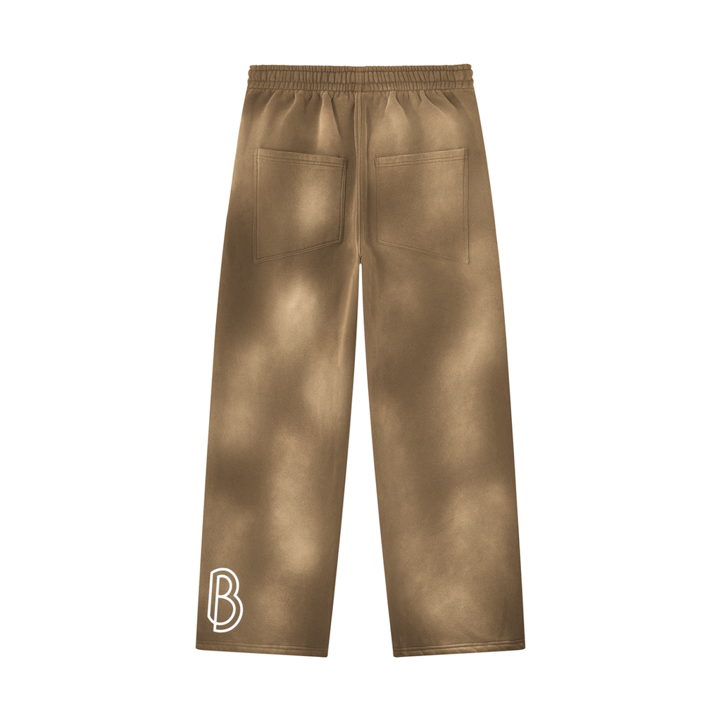 Sunfade Wide Leg Fleece Sweatpants