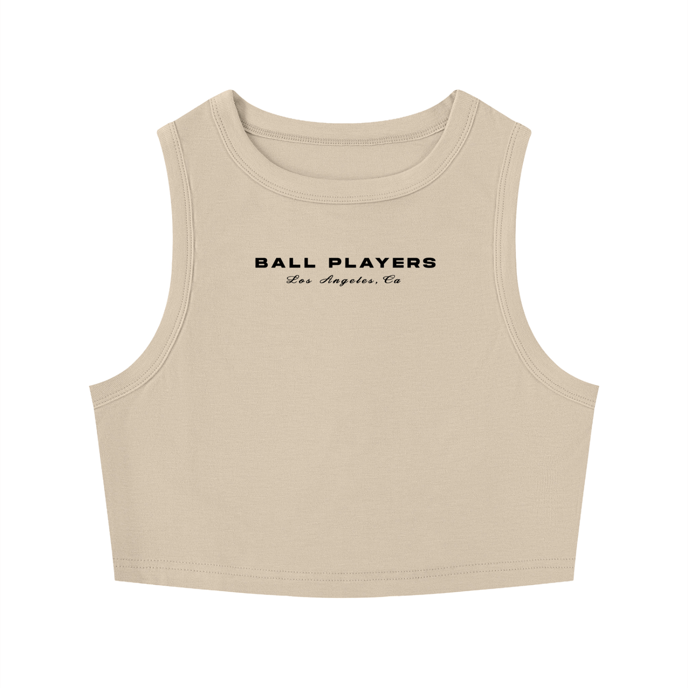 Women's Tight Crewneck Crop Tank Top