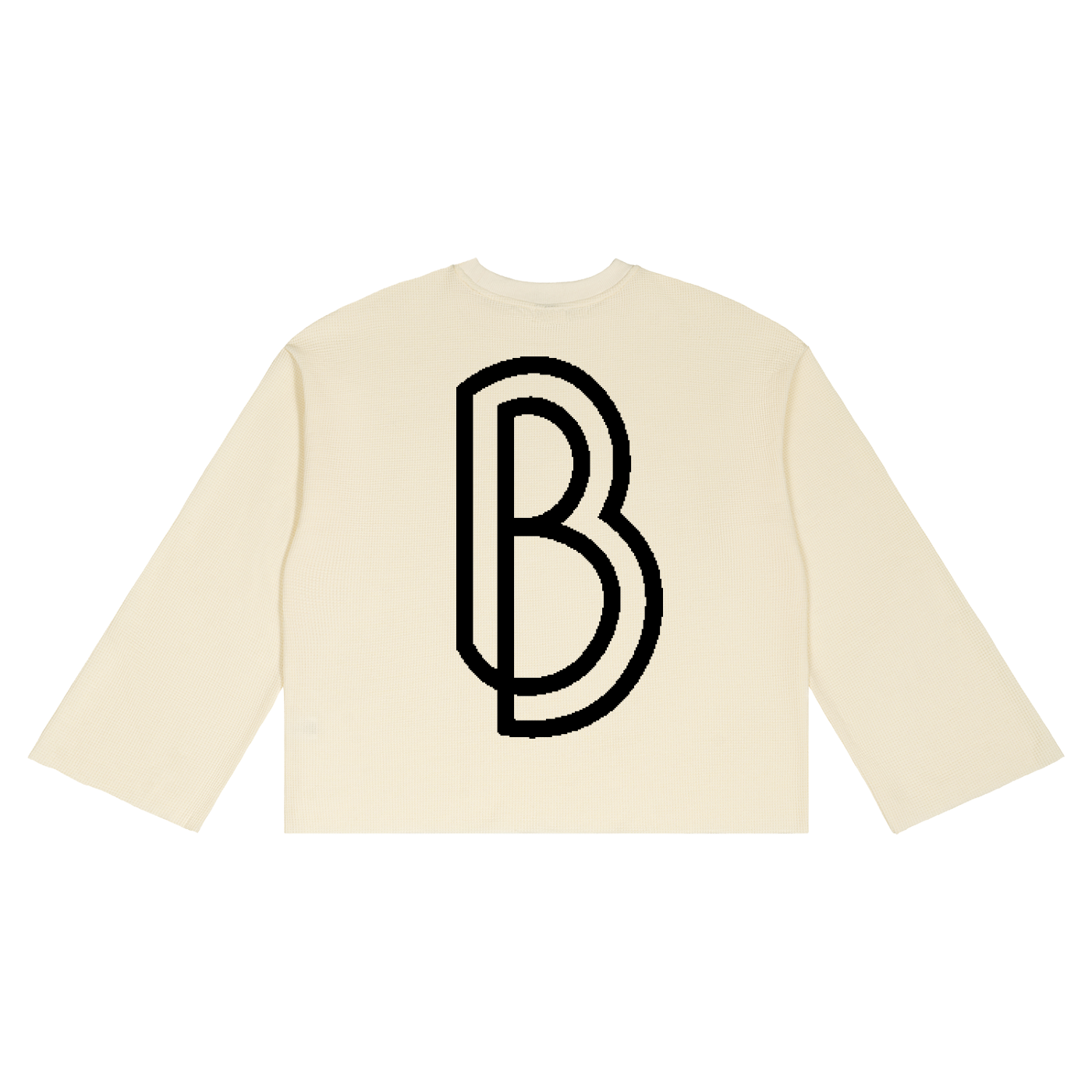 Waffle Raw Edge T-Shirt
