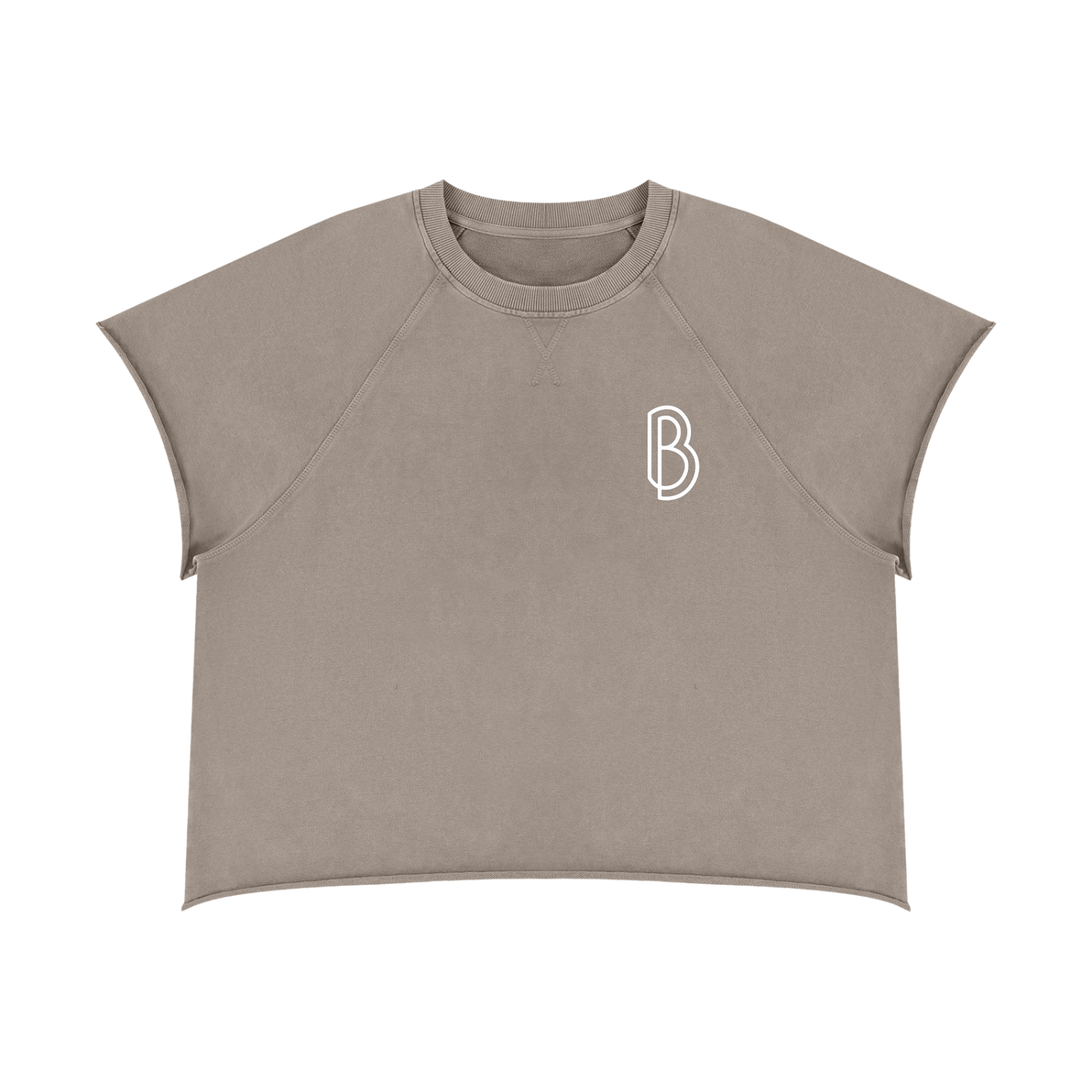 Vintage Wash Raw Edge T-Shirt