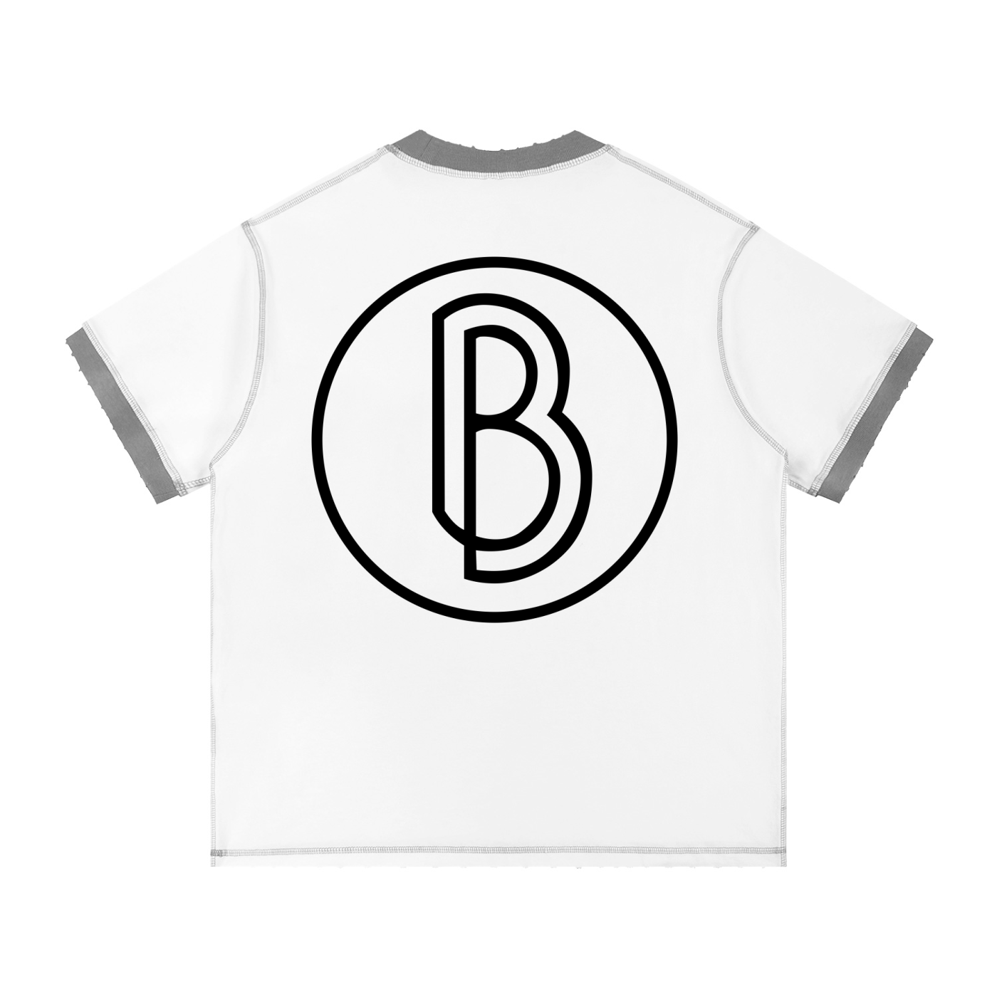 Contrast-Stitched Cotton T-Shirt