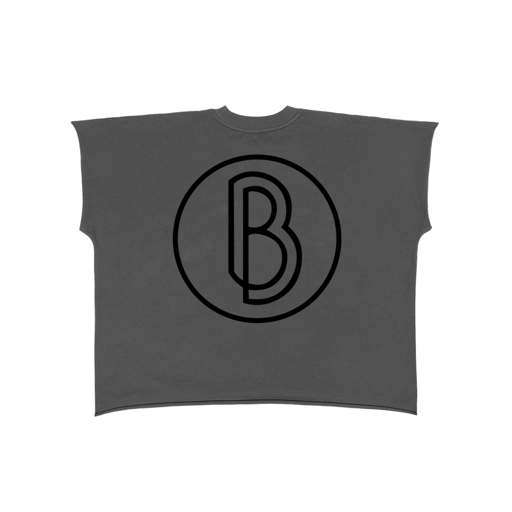 Raw Edge Boxy Non-Shrink T-Shirt