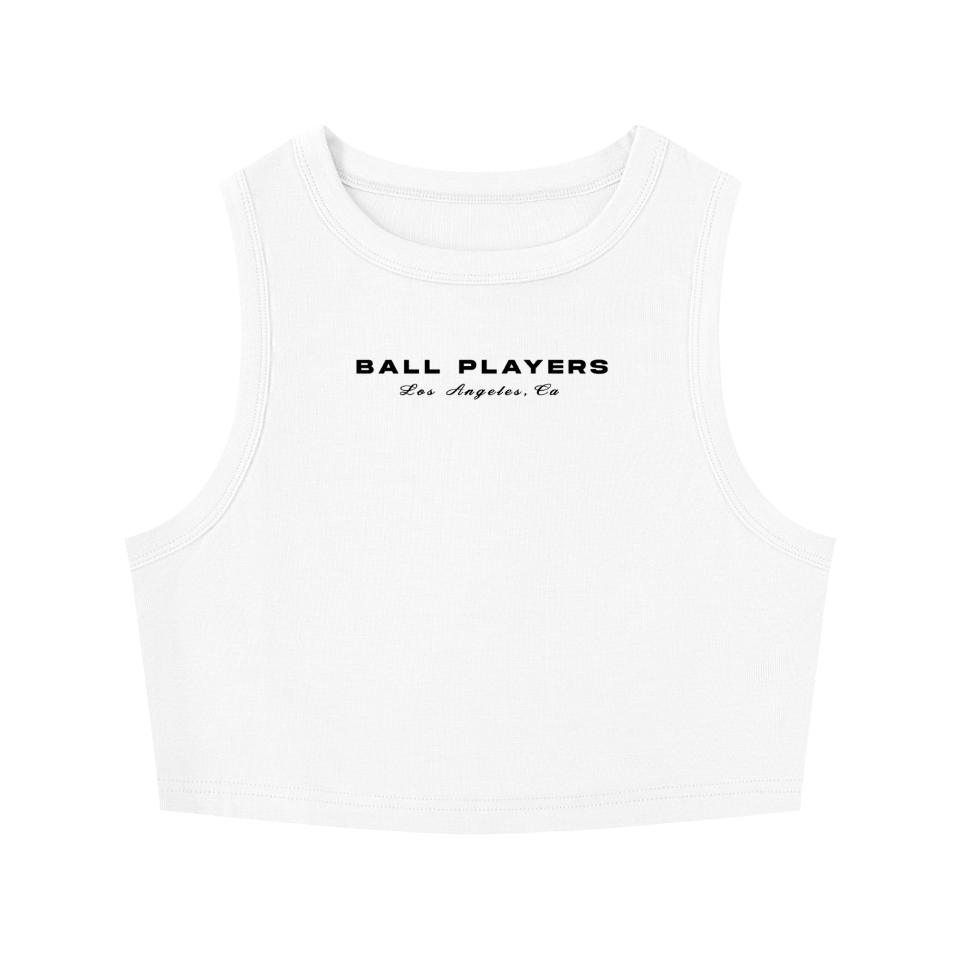 Women's Tight Crewneck Crop Tank Top