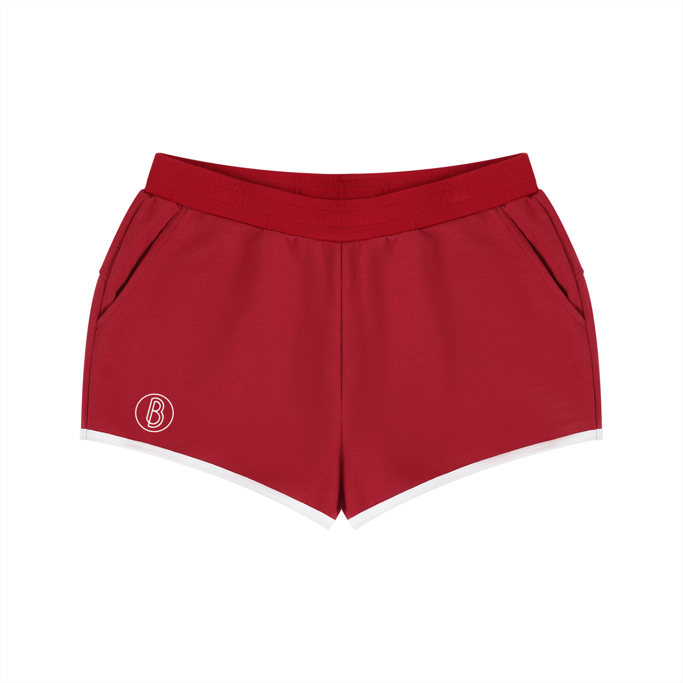 Women's Retro Contrast Binding Shorts