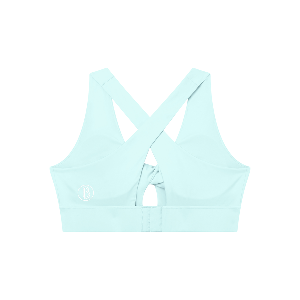 Women's Twist Front V-Neck Sports Bra