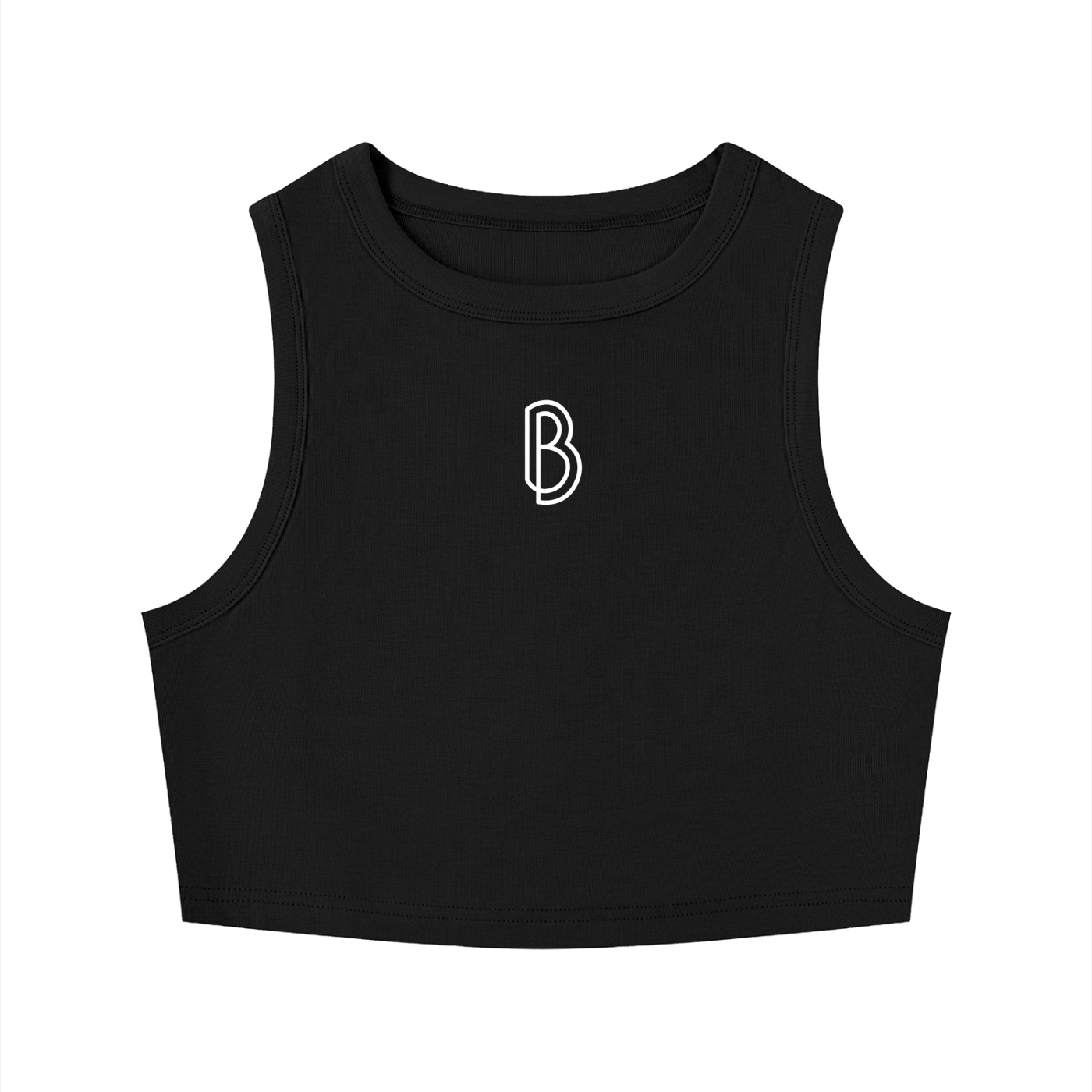 Women's Tight Crewneck Crop Tank Top