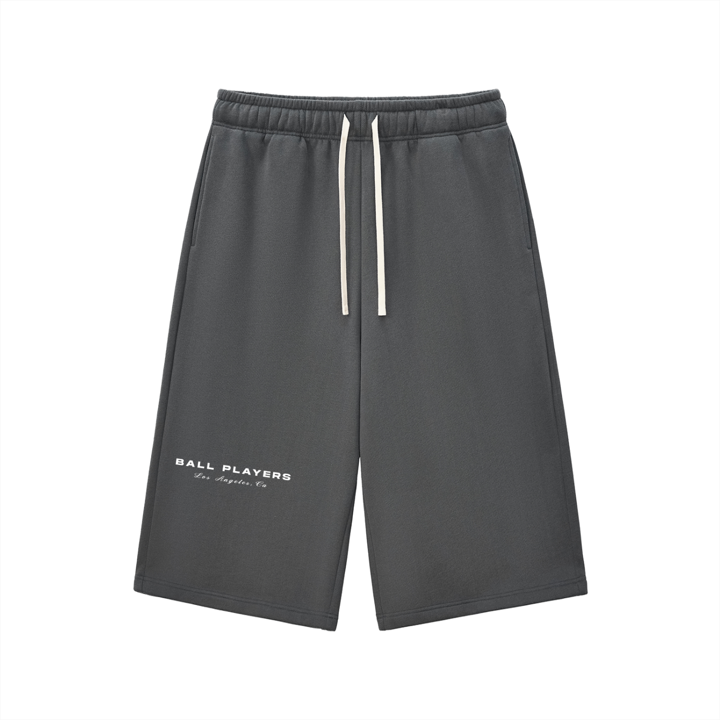 Relaxed Drawstring Three-quarter Sweatpants