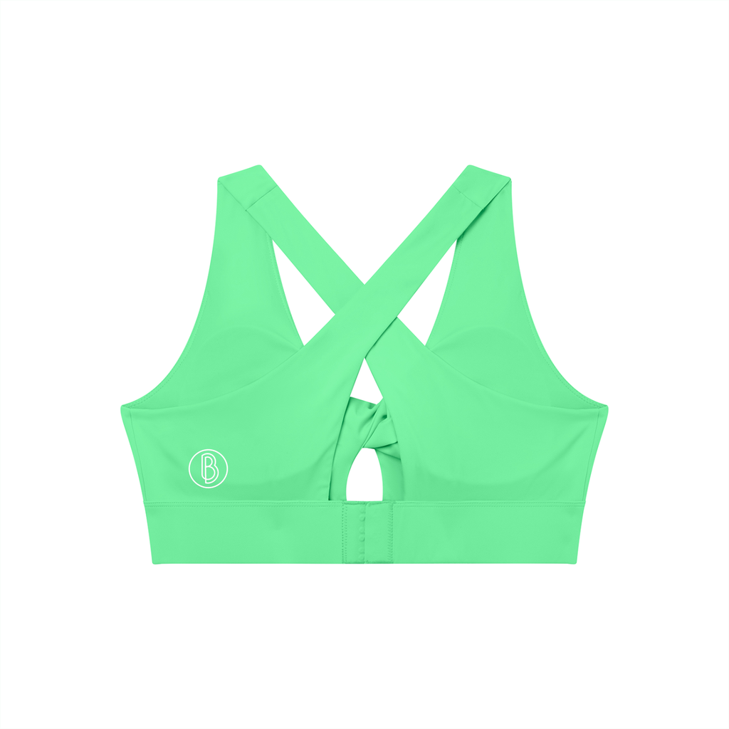 Women's Twist Front V-Neck Sports Bra