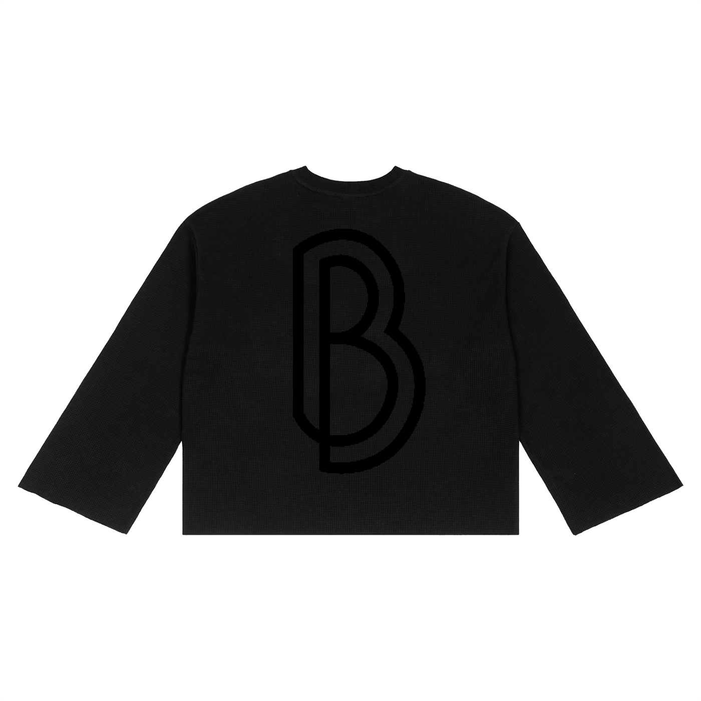 Waffle Raw Edge T-Shirt