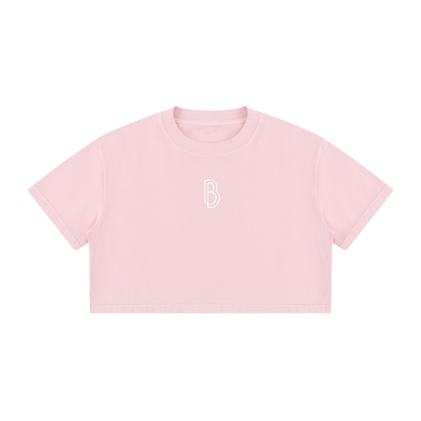 Women's Mineral Wash Cotton Crop T-Shirt
