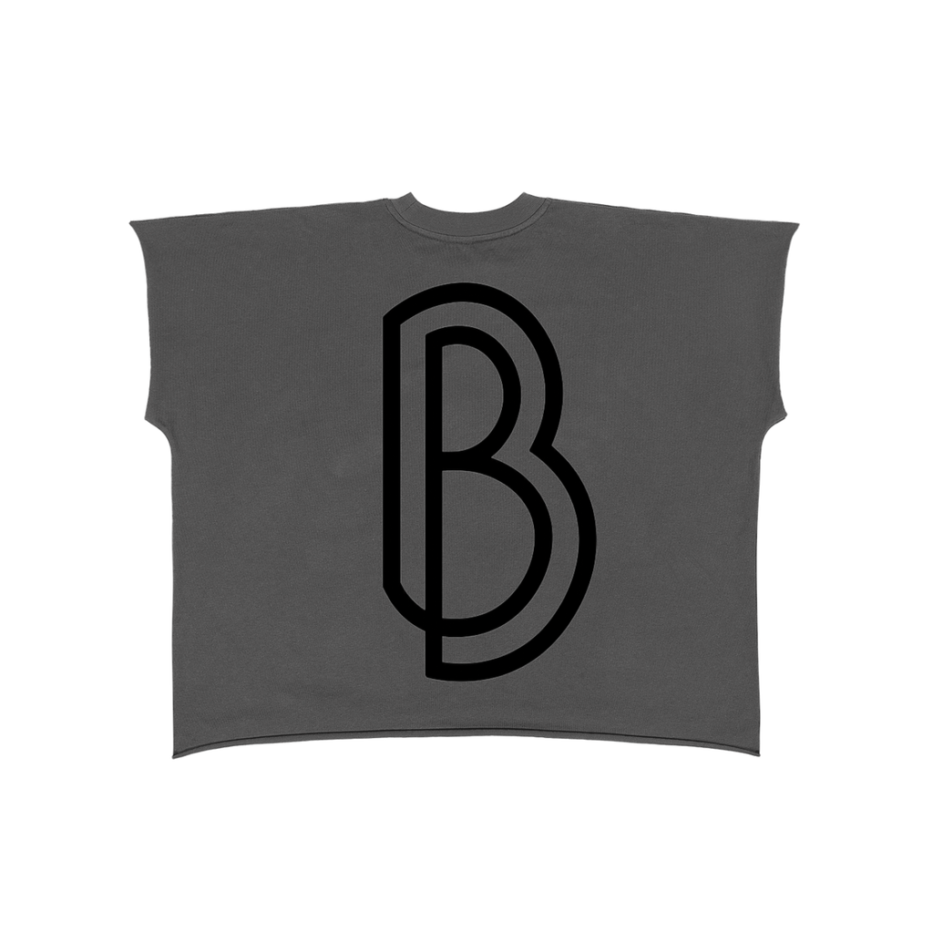 Raw Edge Boxy Non-Shrink T-Shirt