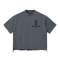Snow Wash Raw-Hem Boxy T-shirt