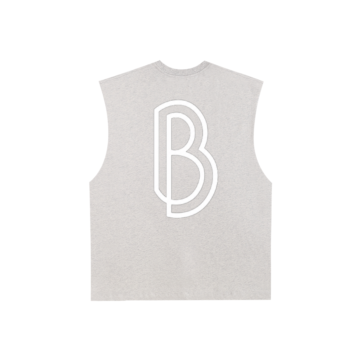 Raw Edge Cotton Tank Top