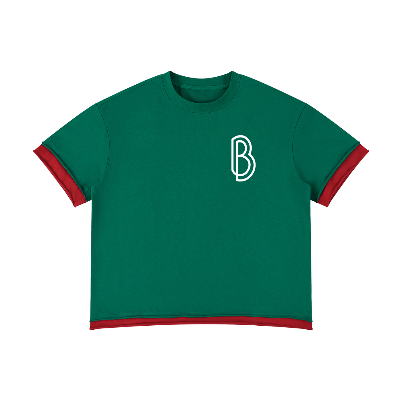 Boxy Color Block T-Shirt