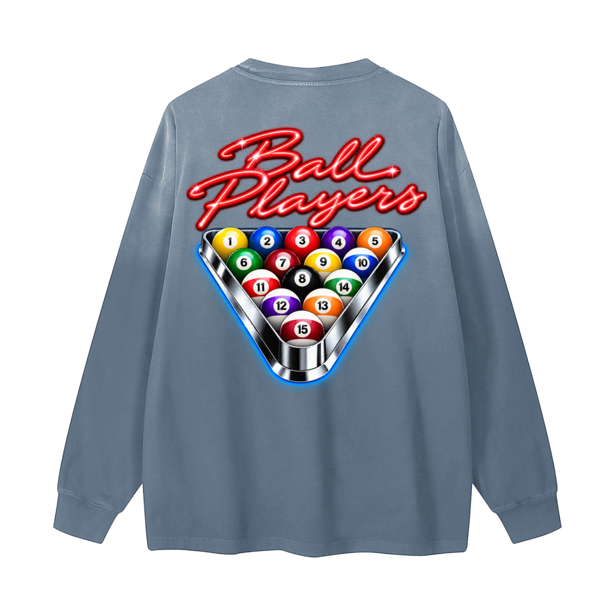 Gradient Washed Long Sleeve T-Shirt