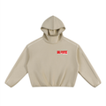 Unisex Boxy Piping Fleece Hoodie