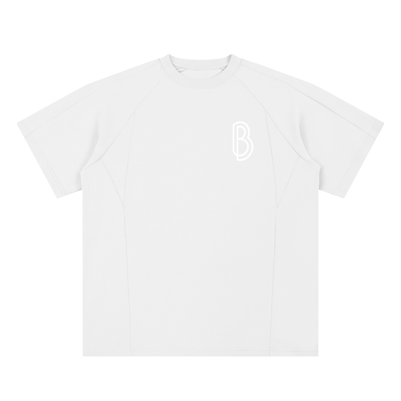 Oversized Paneled Raglan T-Shirt