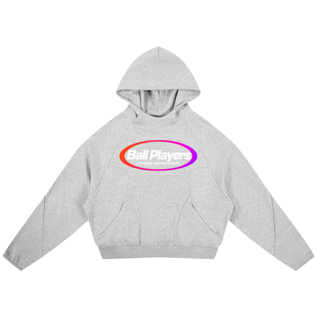 Curved Panel Raglan Hoodie