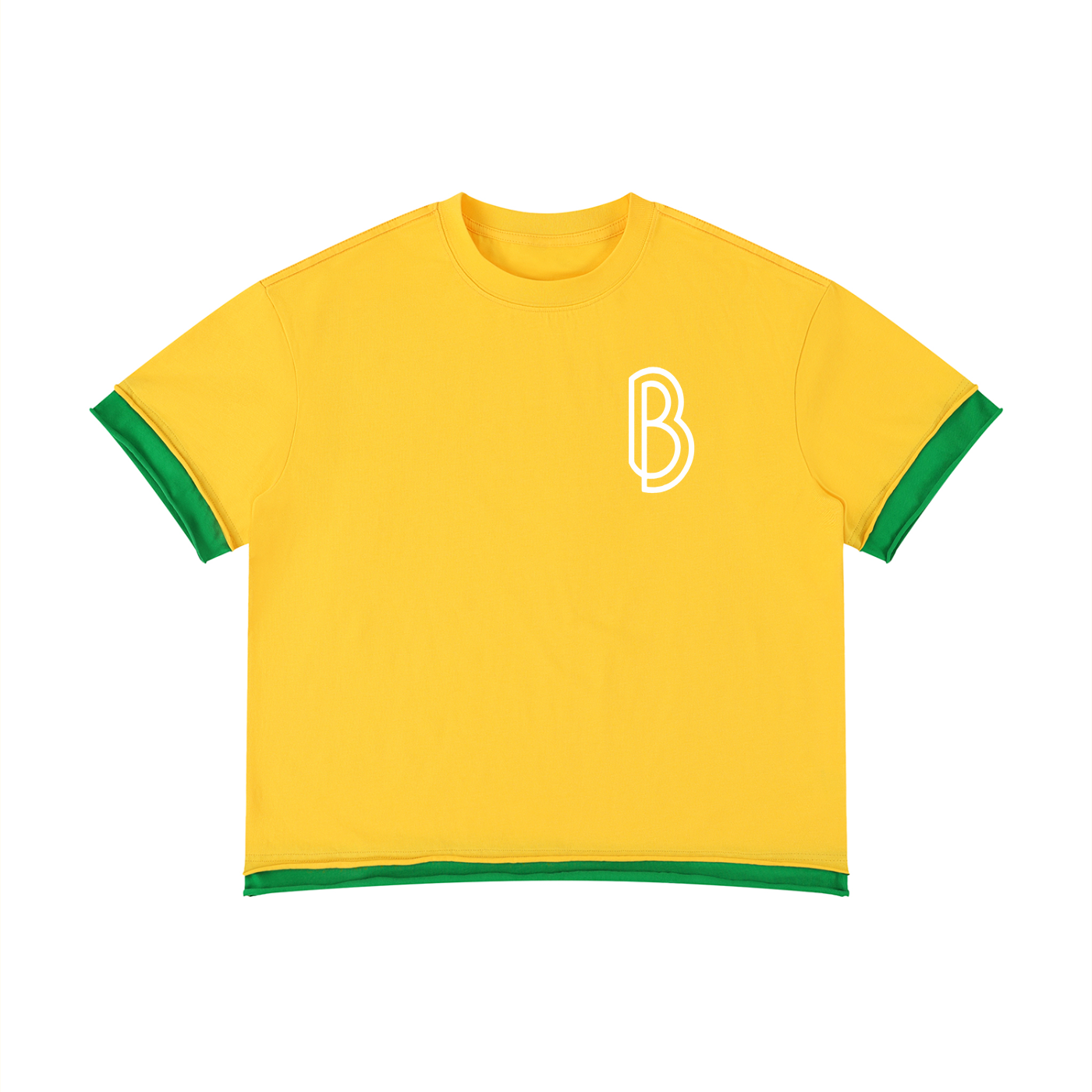 Boxy Color Block T-Shirt