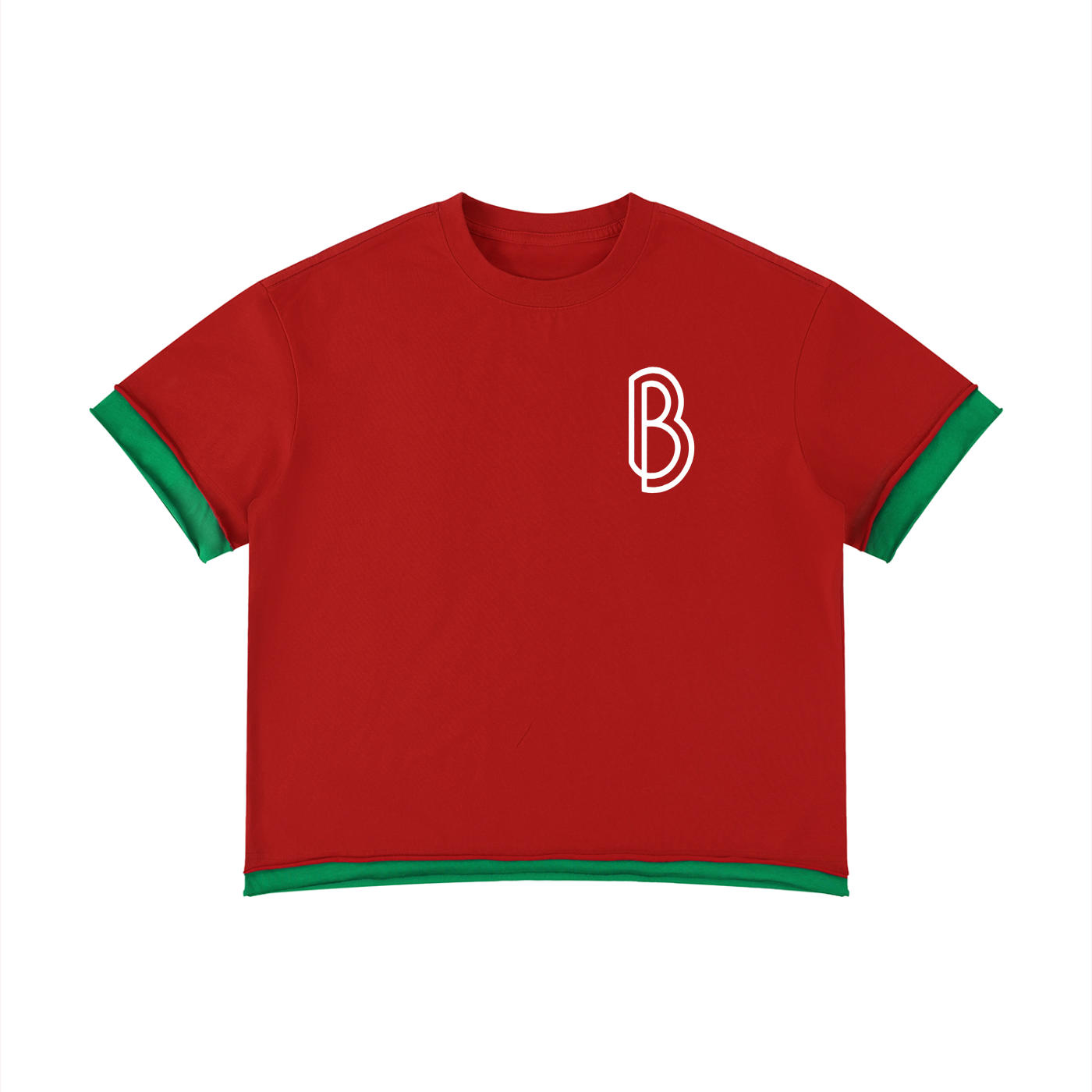 Boxy Color Block T-Shirt