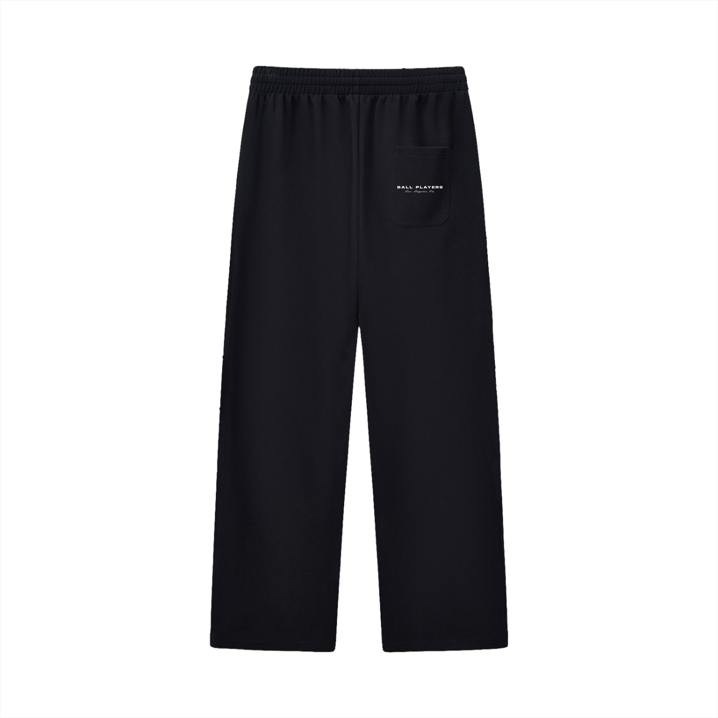 Curved Stripe Straight Sweatpants