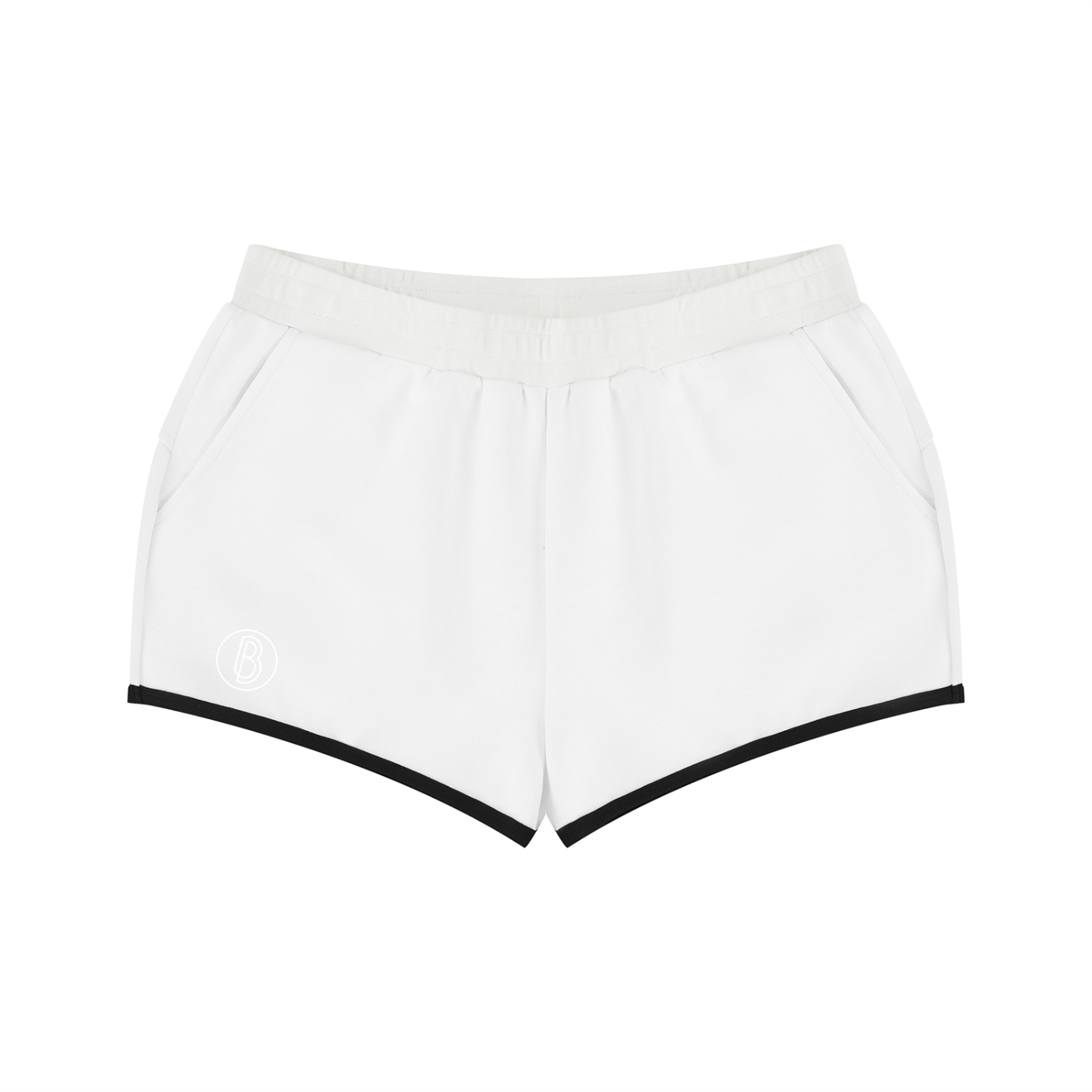 Women's Retro Contrast Binding Shorts