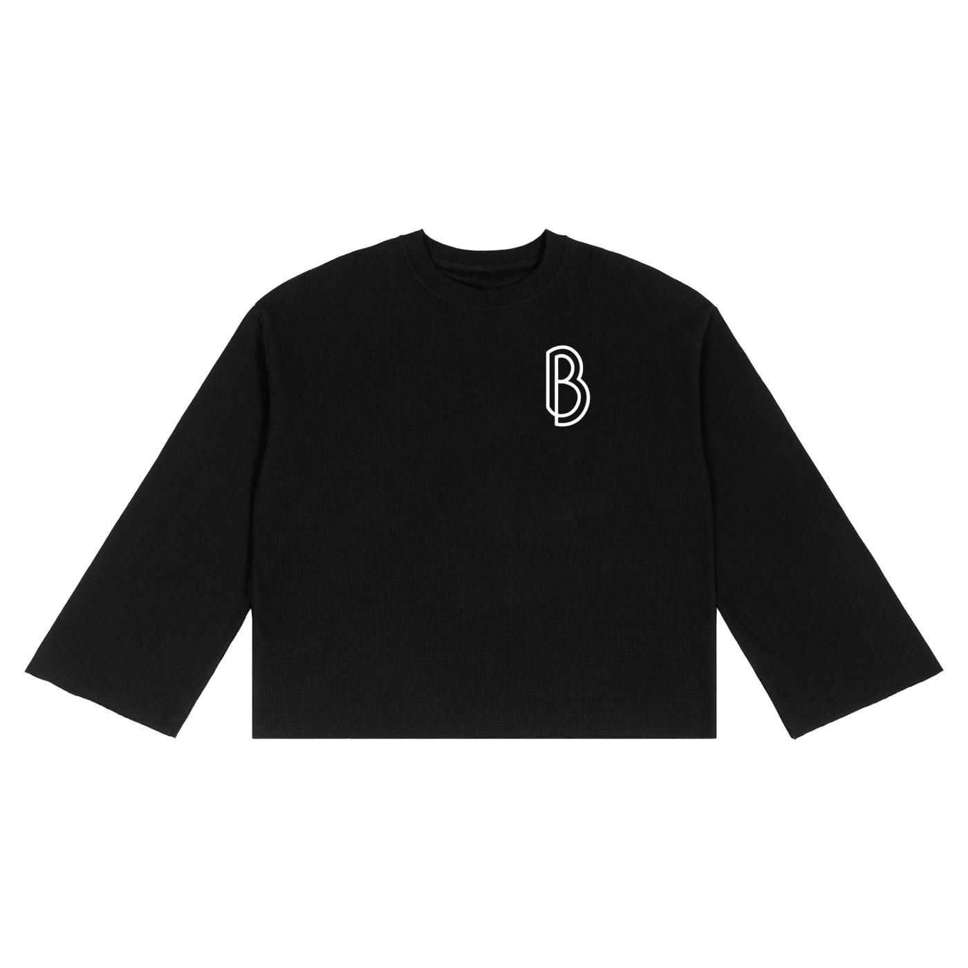 Waffle Raw Edge T-Shirt