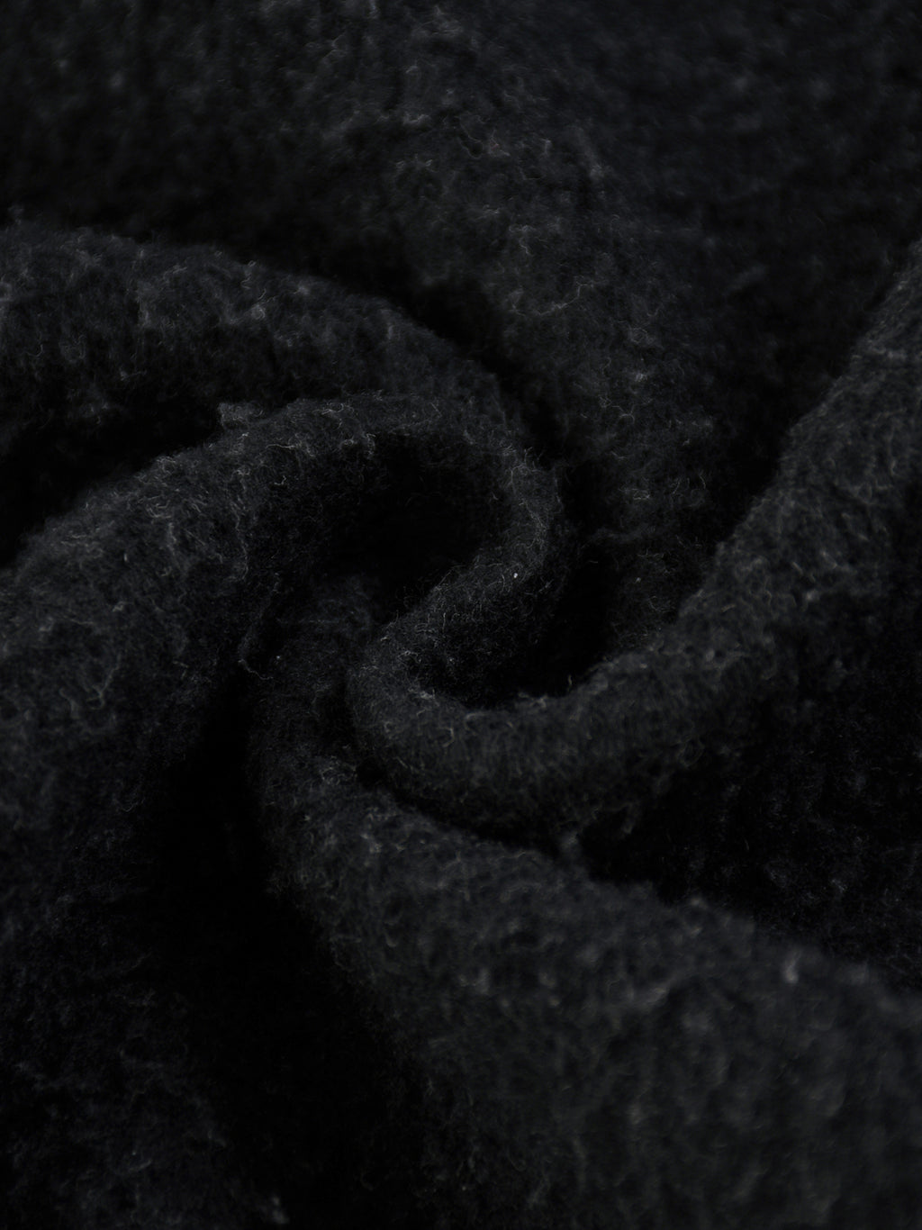 Vintage Washed Fleece Baseball Jacket fabric detail view 5