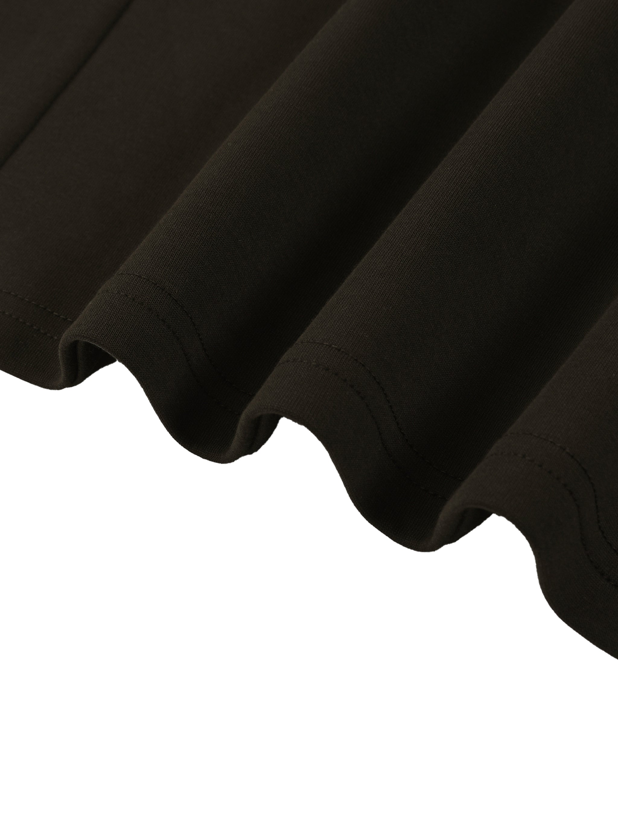 Oversized Paneled Raglan T-Shirt fabric detail view 4