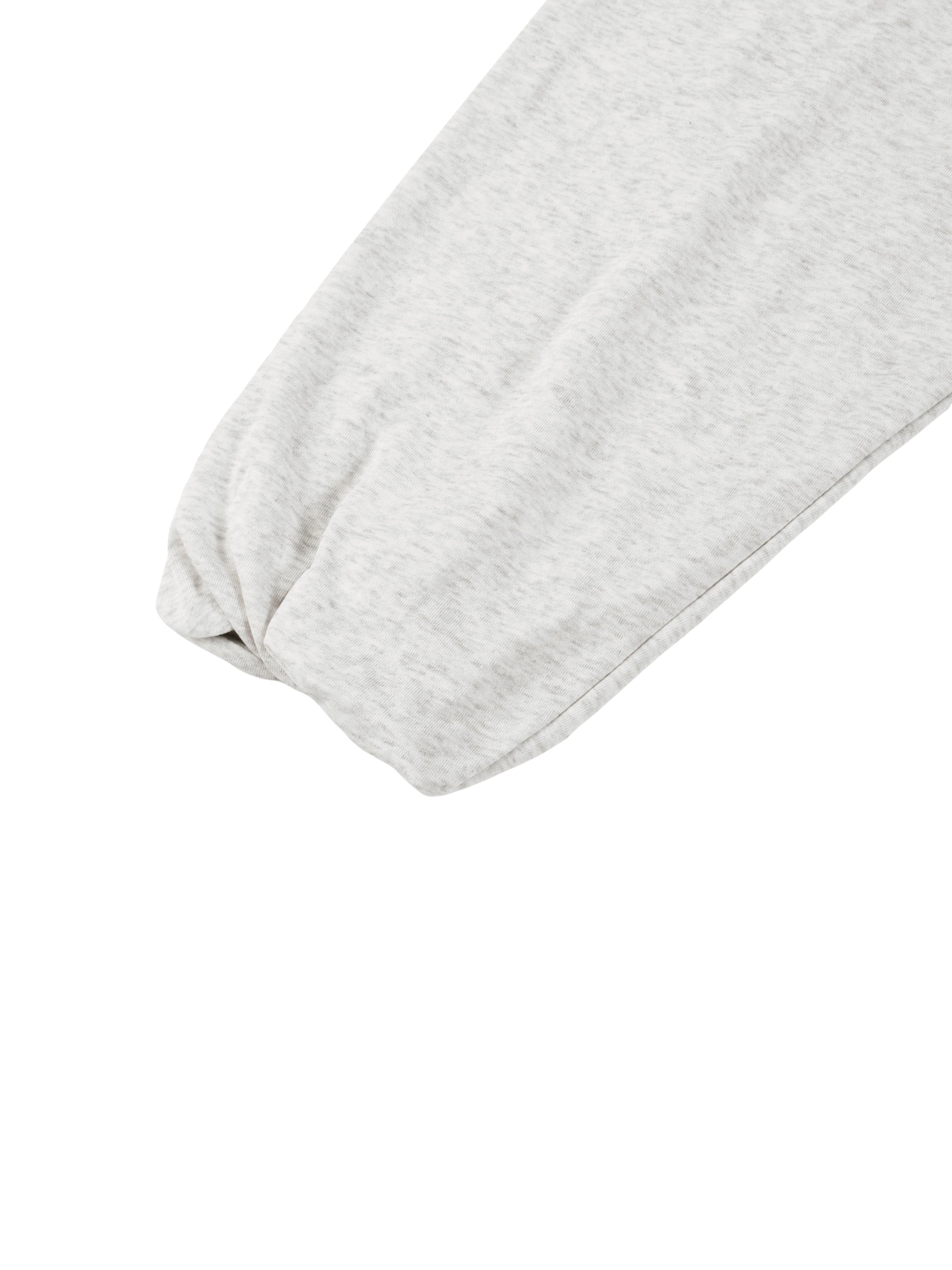 Boxy Gather-Hem Hoodie fabric detail view 2