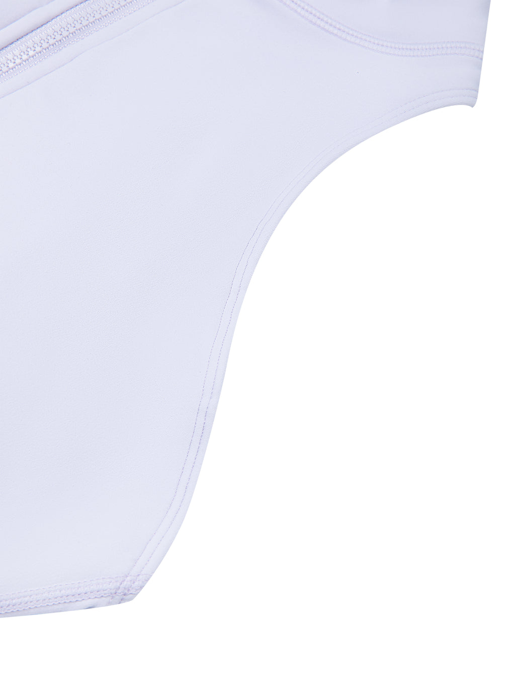 Women’s Quarter-Zip Yoga Romper fabric detail view 3
