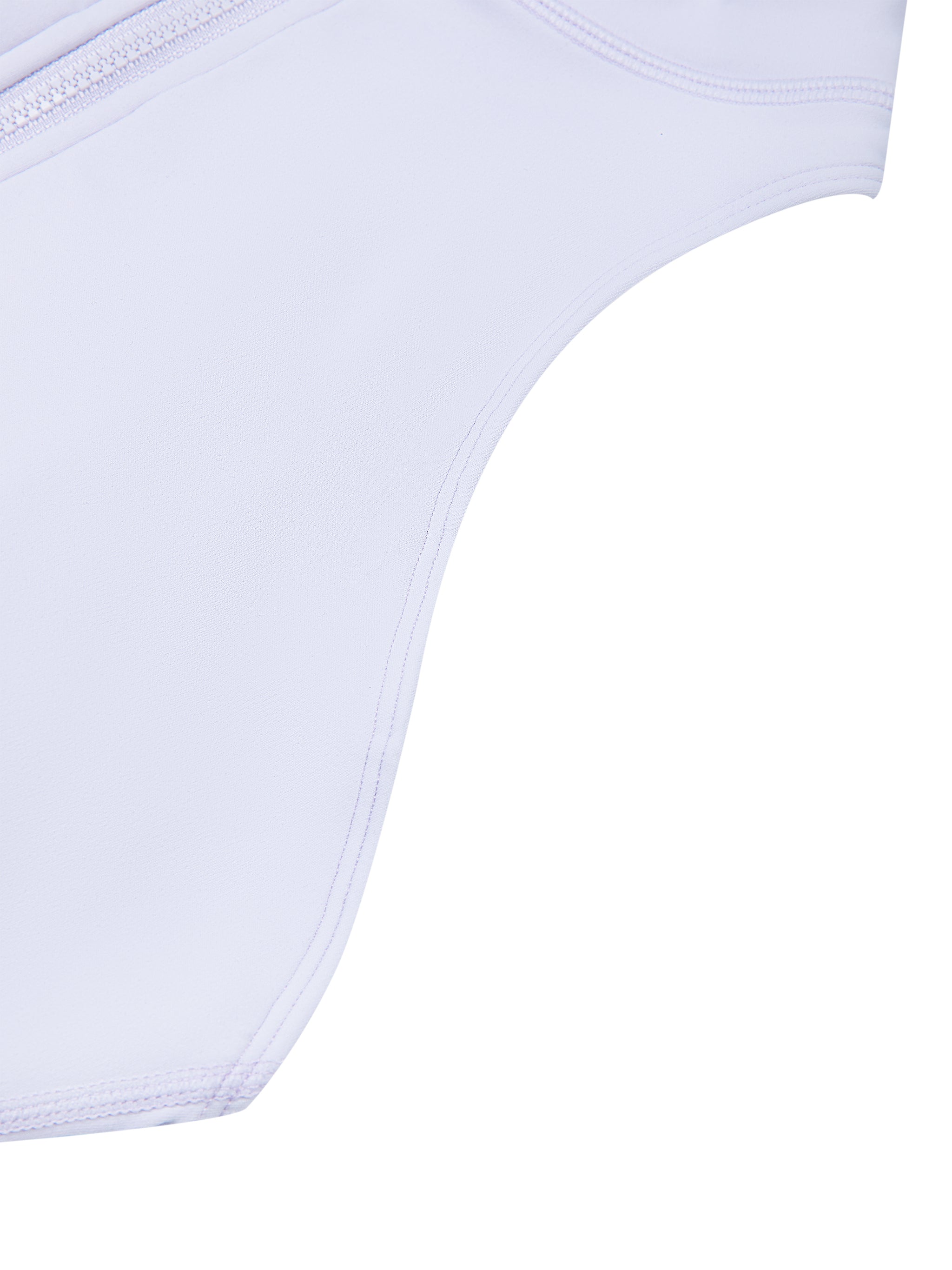 Women’s Quarter-Zip Yoga Romper fabric detail view 3