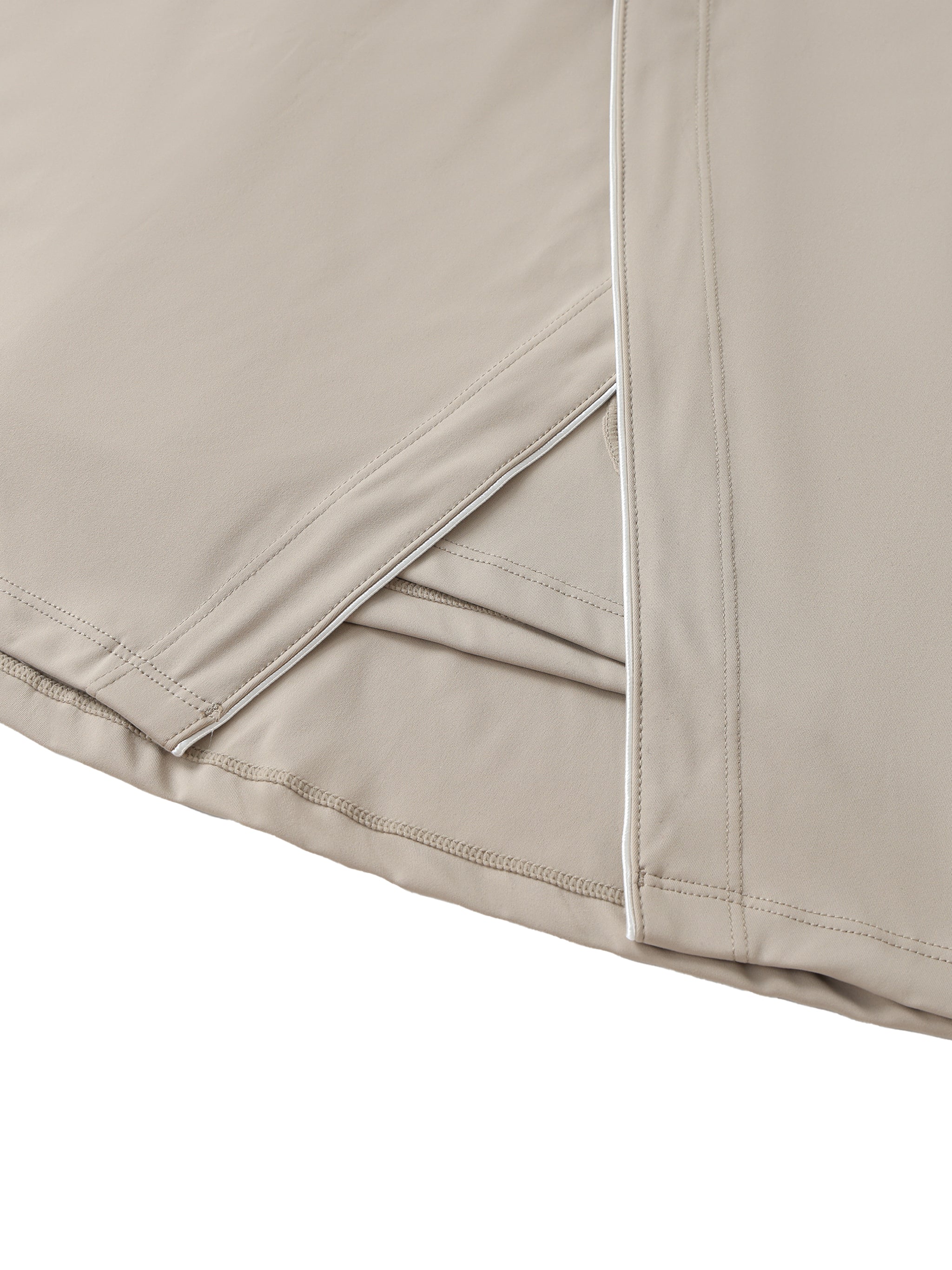 High-Waist Pocketed A-Line Skirt fabric detail view 3