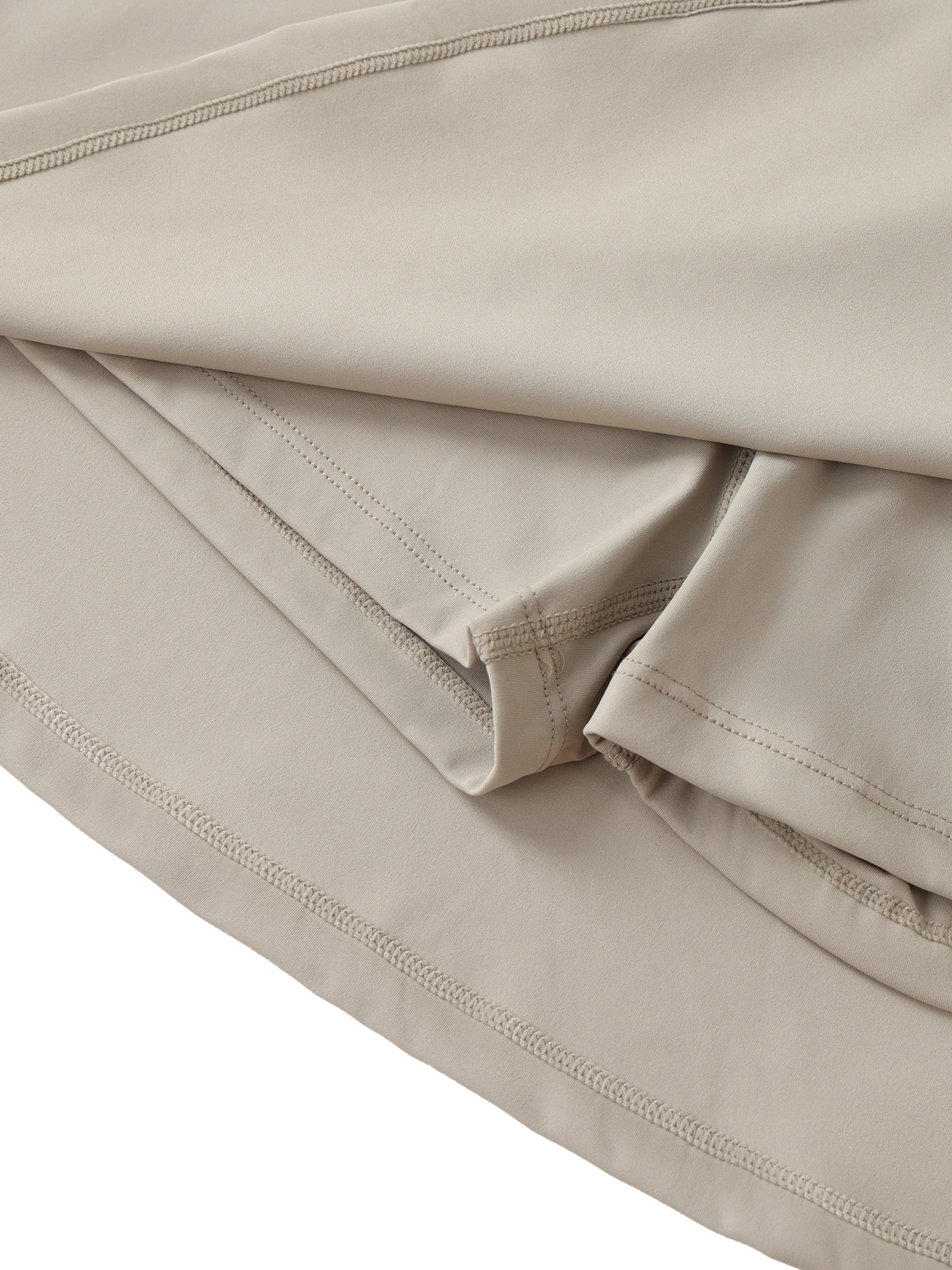 High-Waist Pocketed A-Line Skirt fabric detail view 4