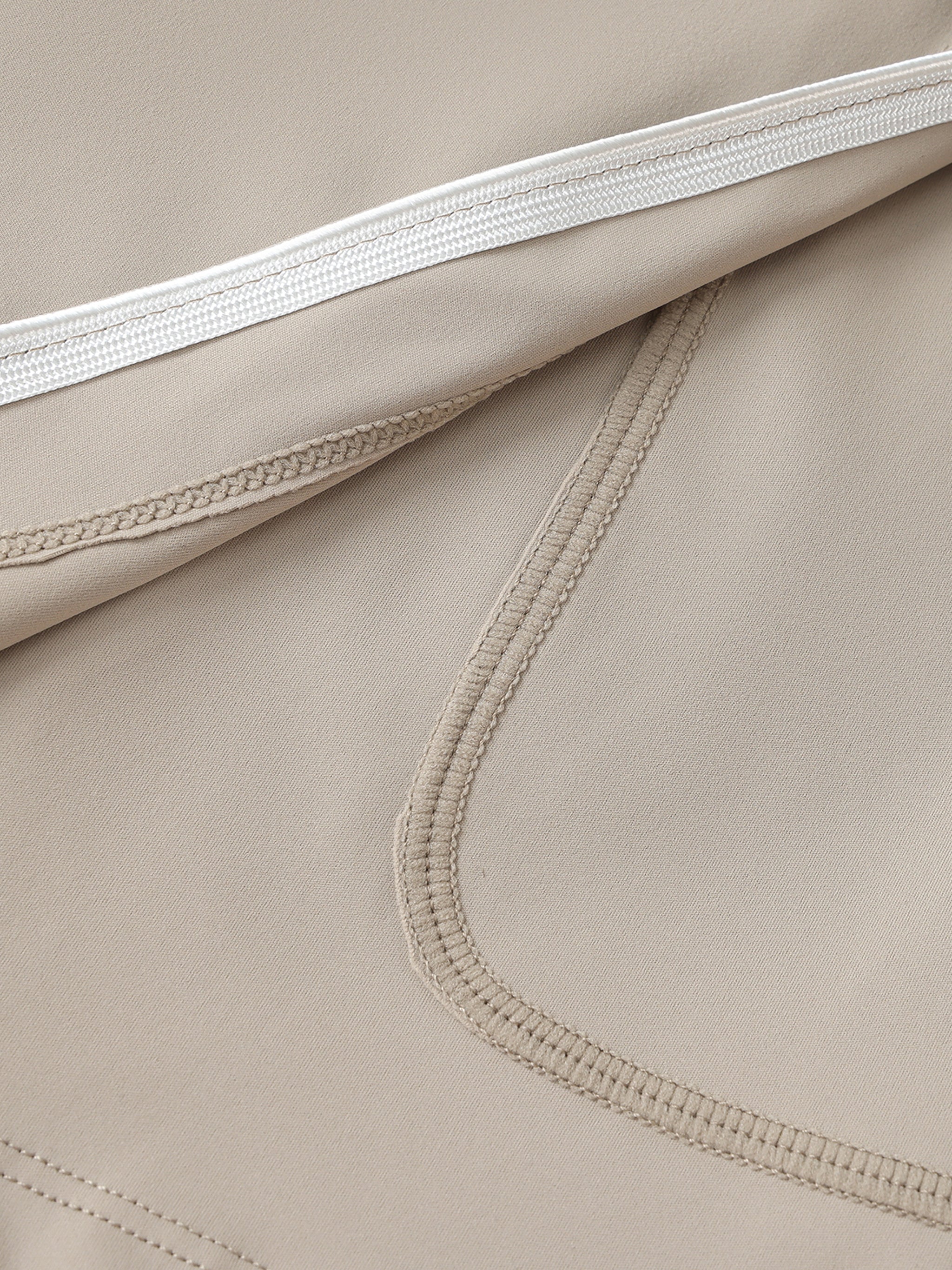 High-Waist Pocketed A-Line Skirt fabric detail view 6
