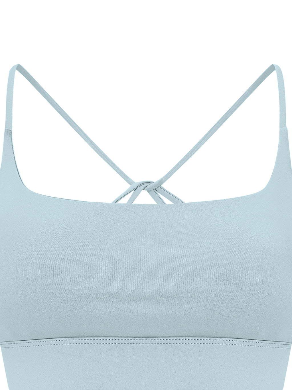 Strappy Criss Cross Yoga Sports Bra fabric detail view 2