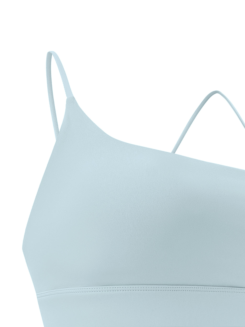 Strappy Criss Cross Yoga Sports Bra fabric detail view 5