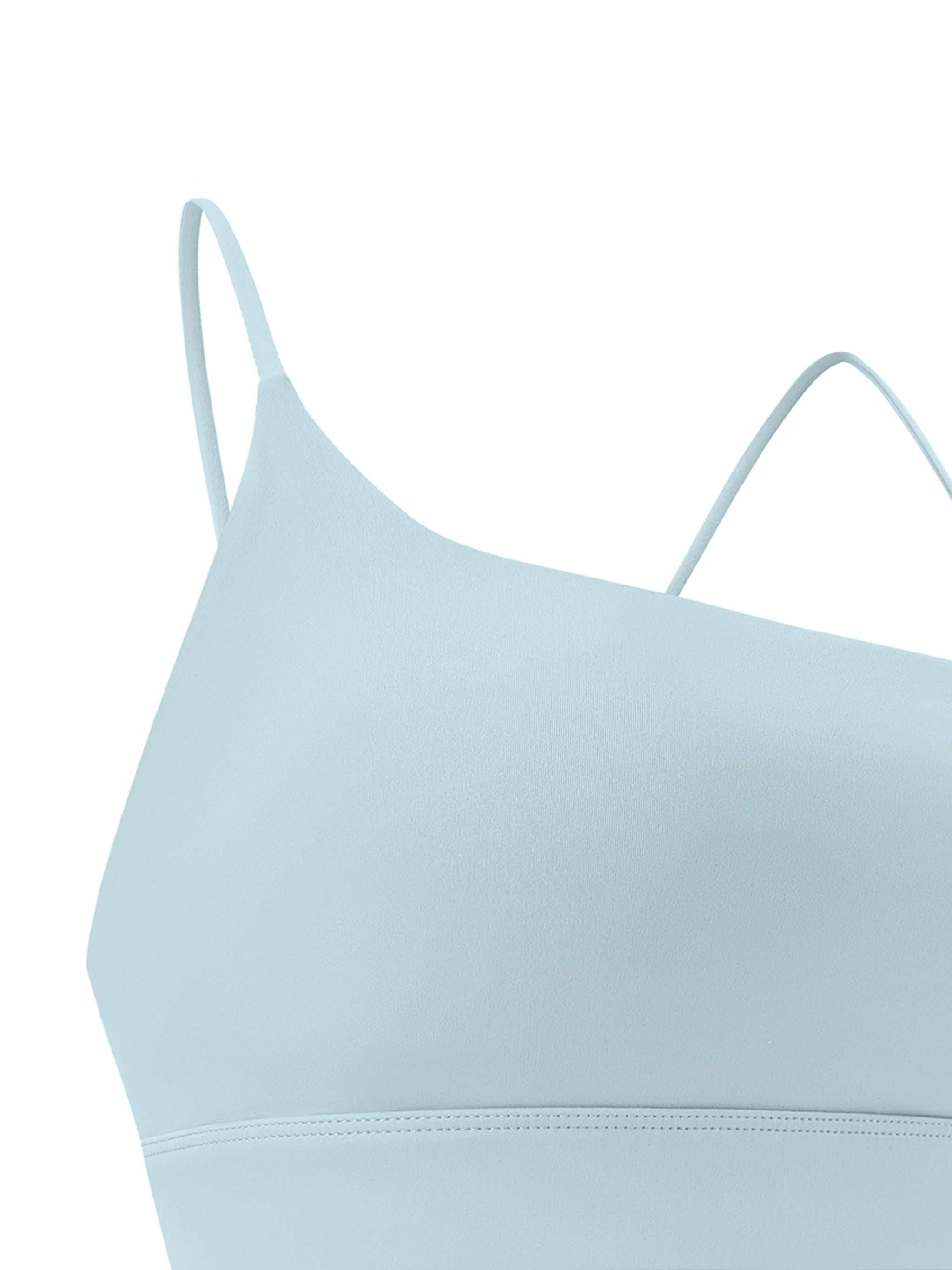 Strappy Criss Cross Yoga Sports Bra fabric detail view 5