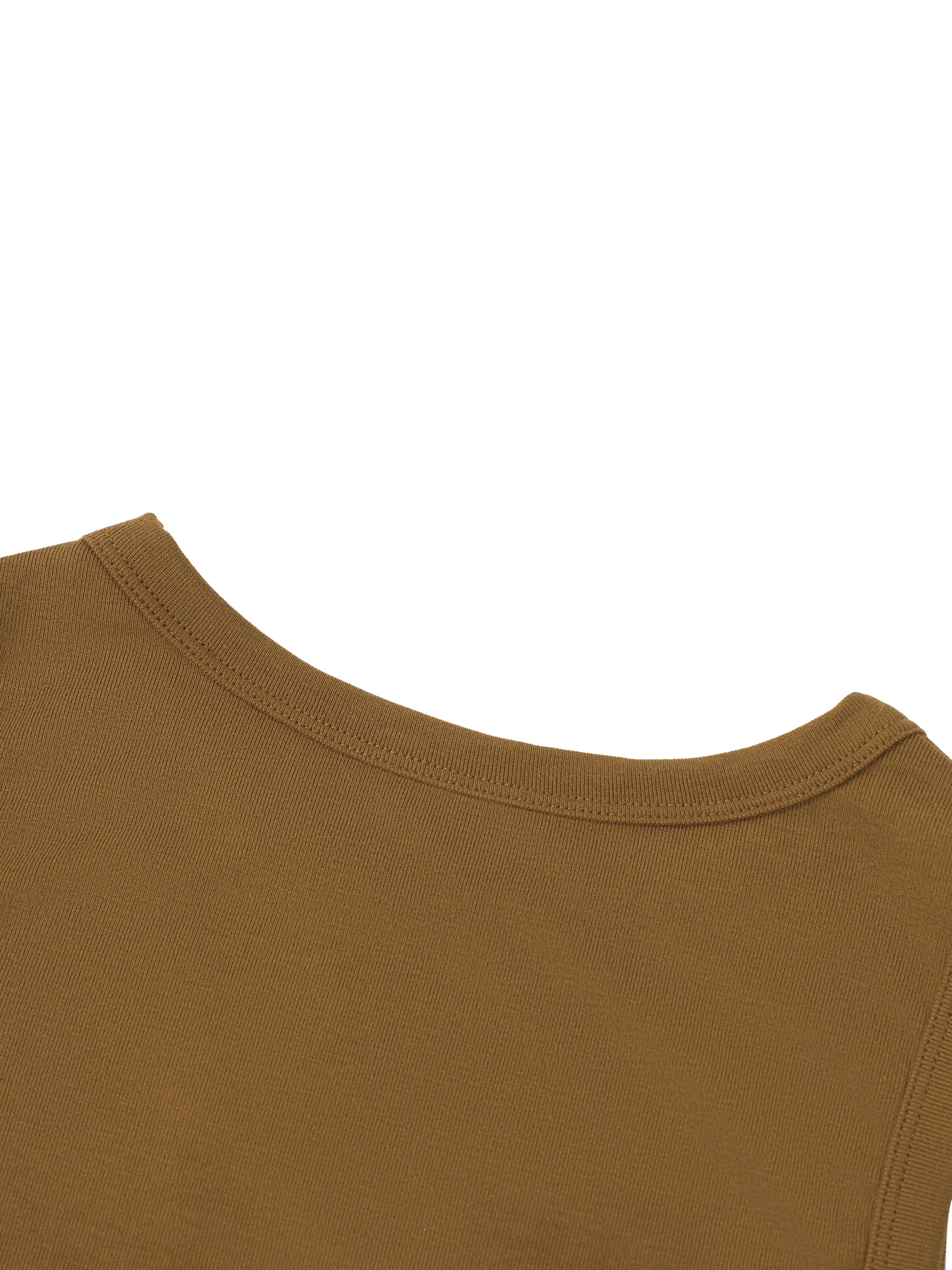Women's Tight Crewneck Crop Tank Top fabric detail view 4