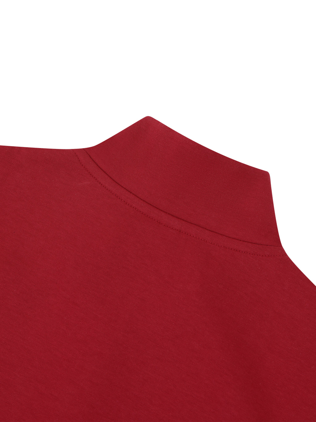 Women's Cropped Full Zip Short Sleeve T-Shirt fabric detail view 2
