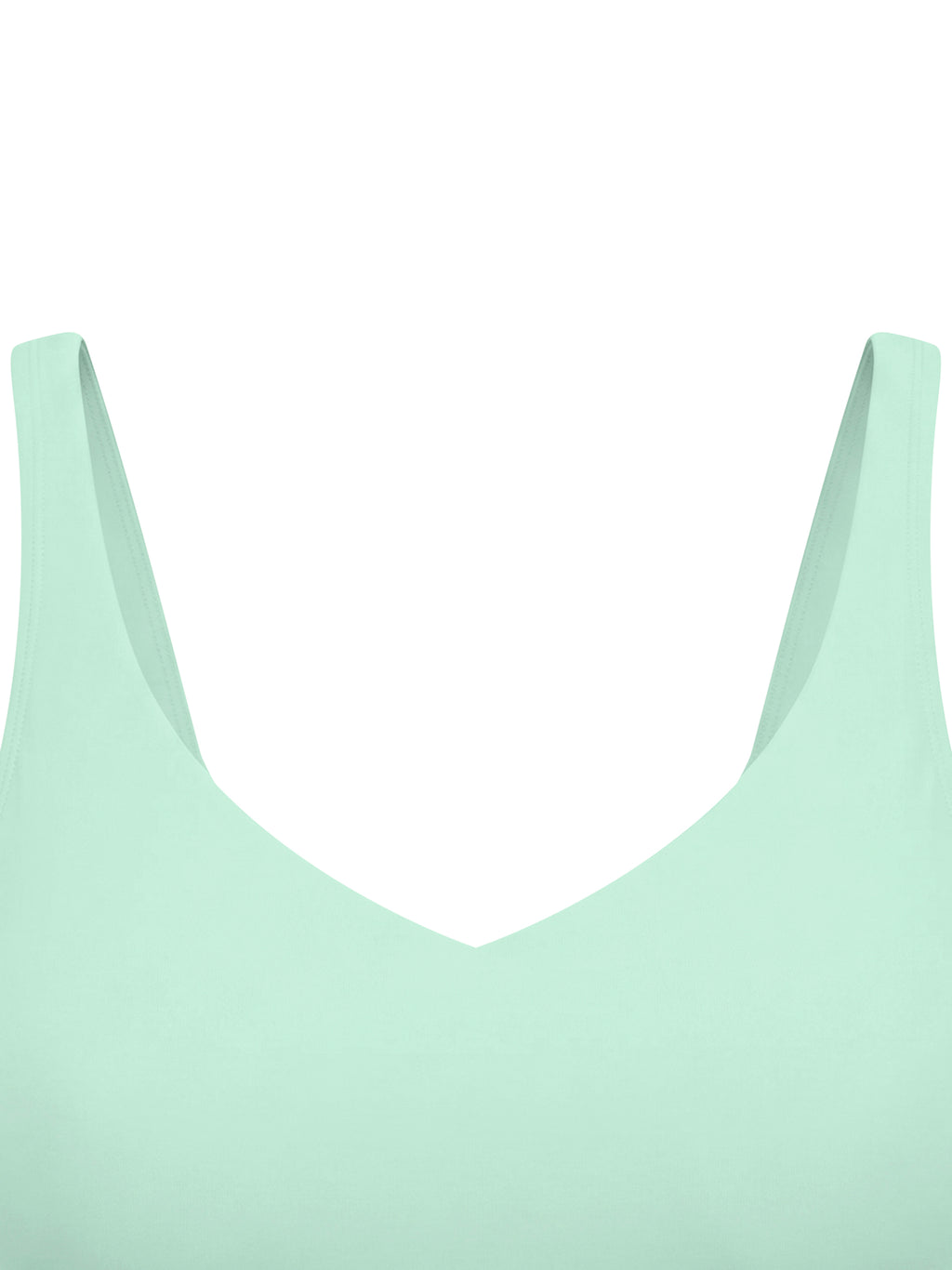 Women's V-Neck Yoga Sports Bra fabric detail view 1