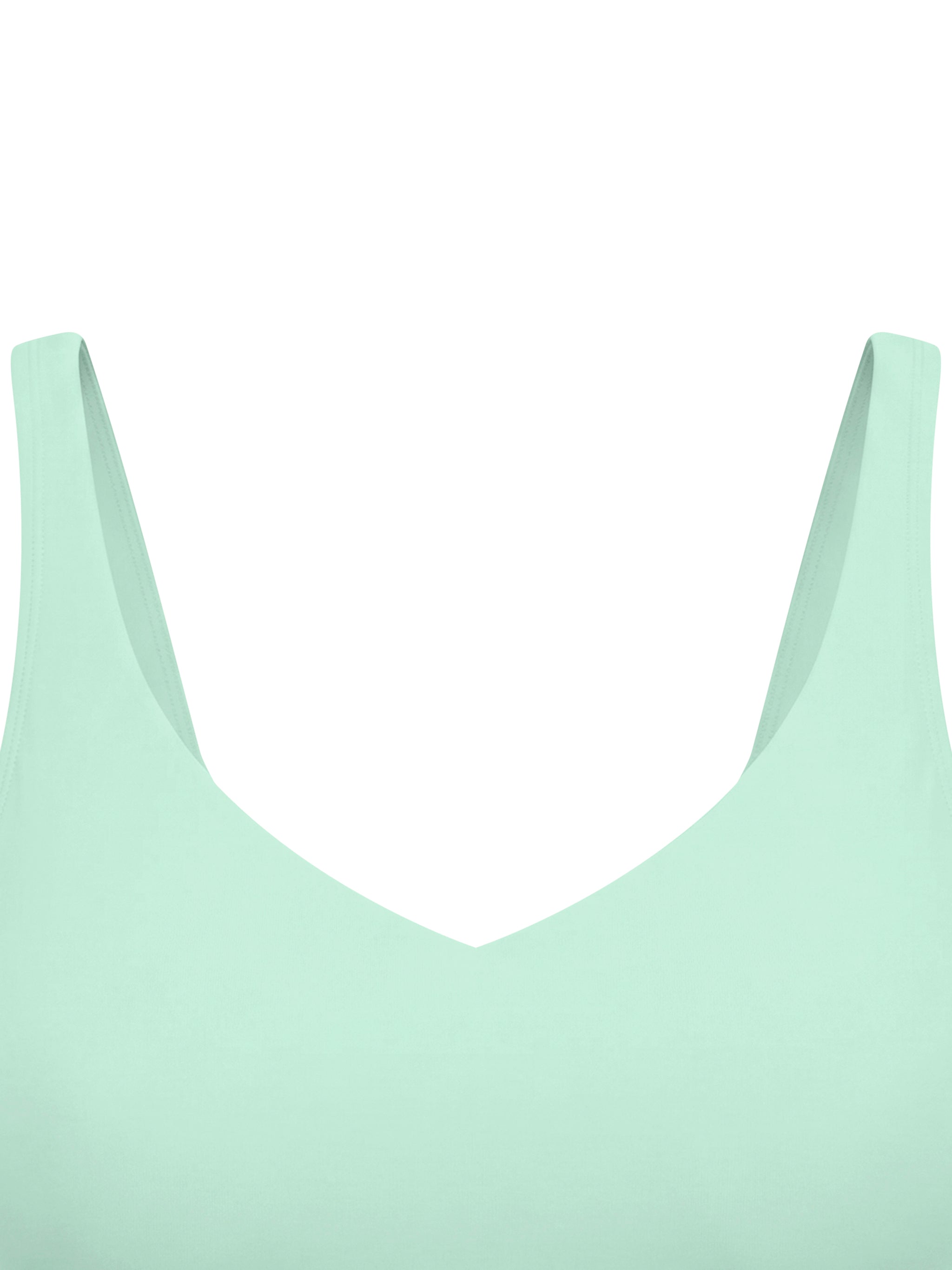 Women's V-Neck Yoga Sports Bra fabric detail view 1