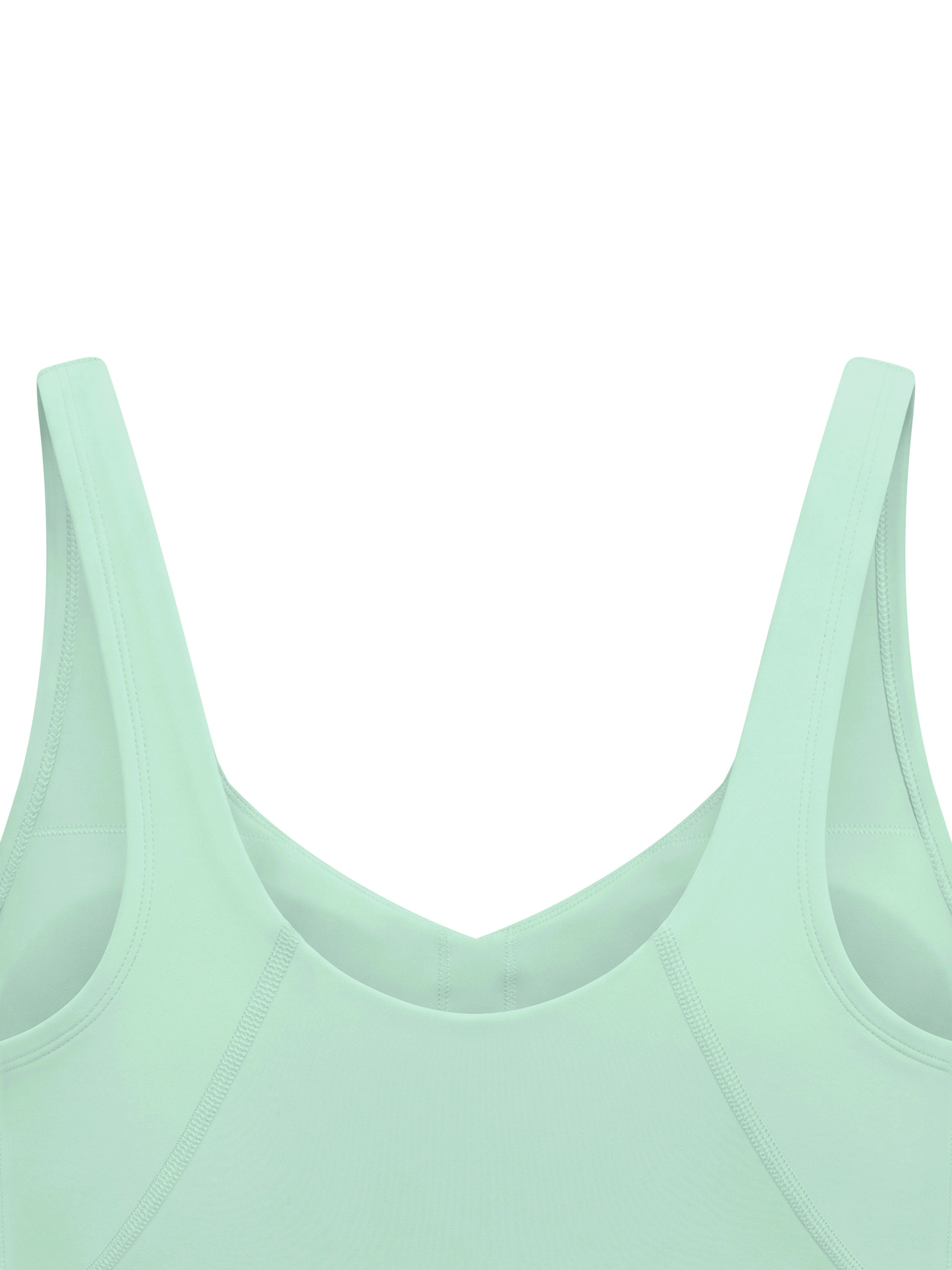 Women's V-Neck Yoga Sports Bra fabric detail view 2