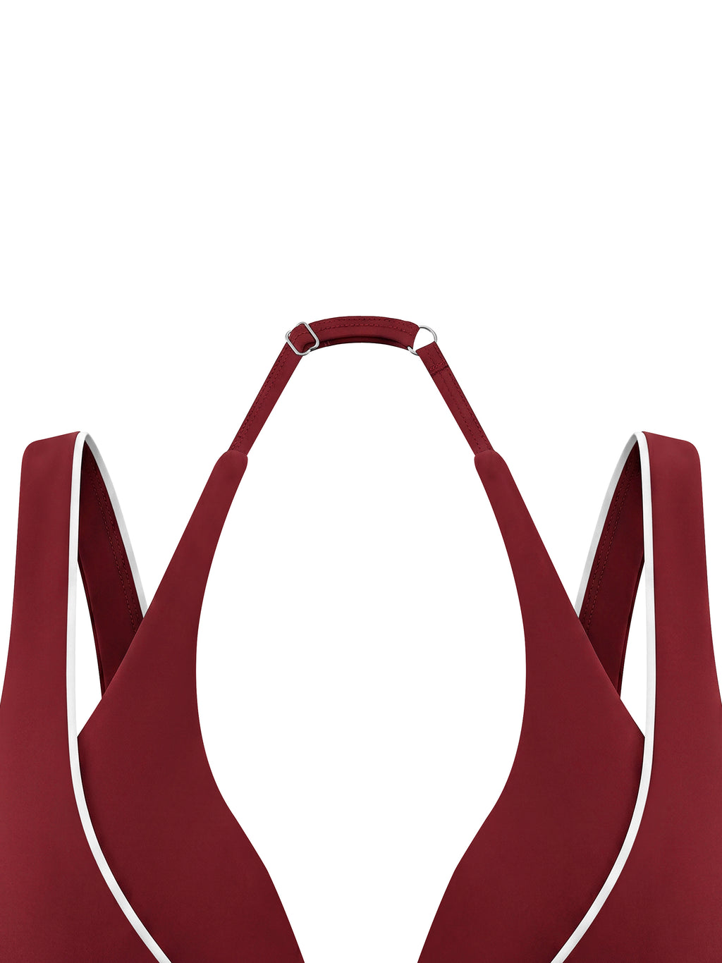 Women’s Halter Neck Yoga Sports Bra fabric detail view 1