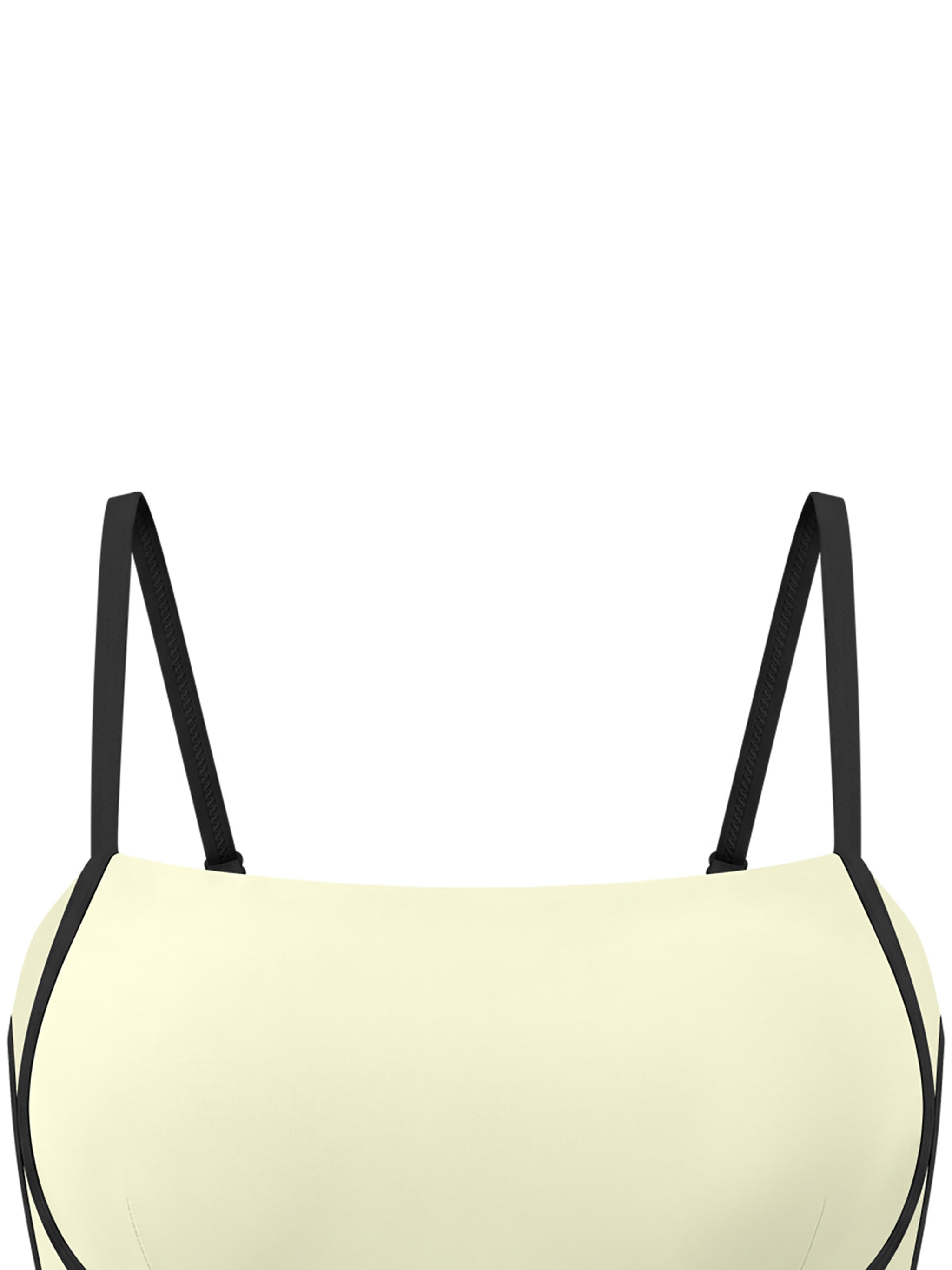 Women’s Color Block Yoga Sports Bra fabric detail view 1
